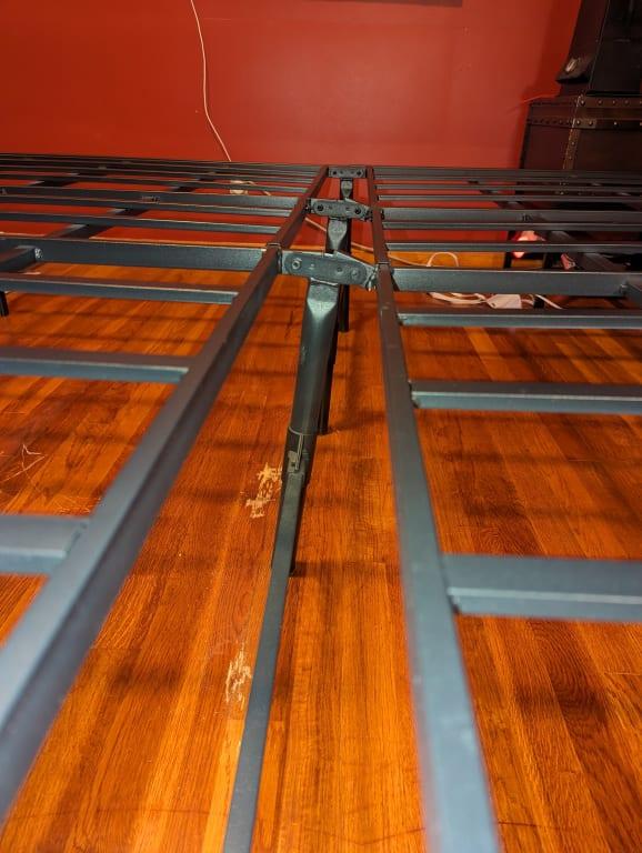 Bent center of the frame