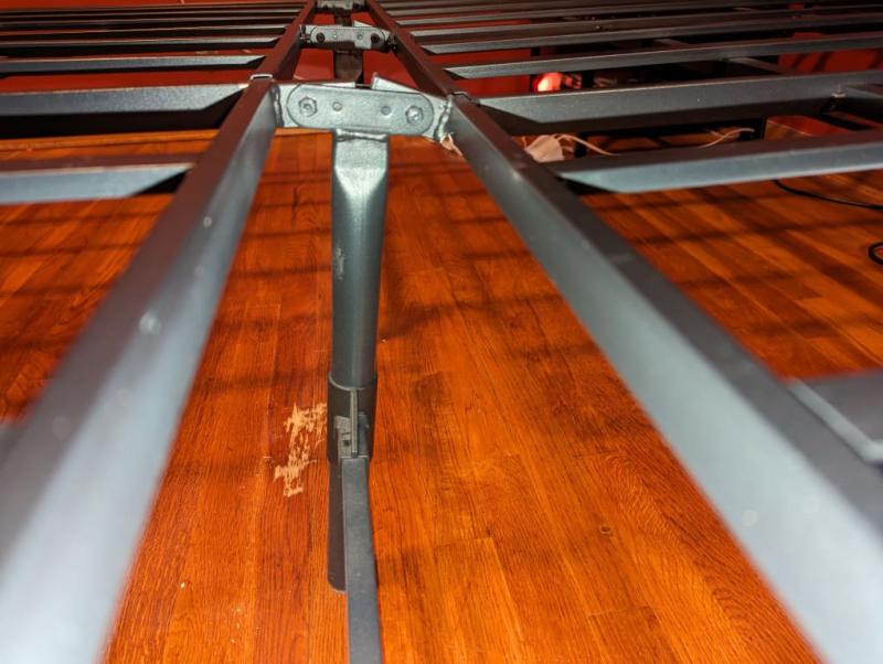 Bent center of the frame