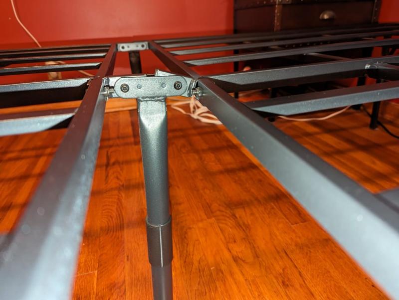 Bent center of the frame