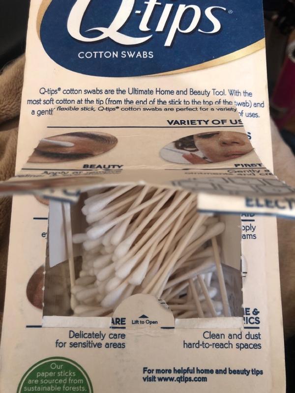 Q-tips Cotton Swabs (625 Ct., 2 Pk. + 500 Ct., 1 pk.)