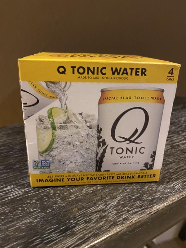 Q Mixers Premium Tonic Water: Real Ingredients & Less Sweet , 6.7 Fl oz,  Pack of 24 (Only 40 Calories per Bottle)