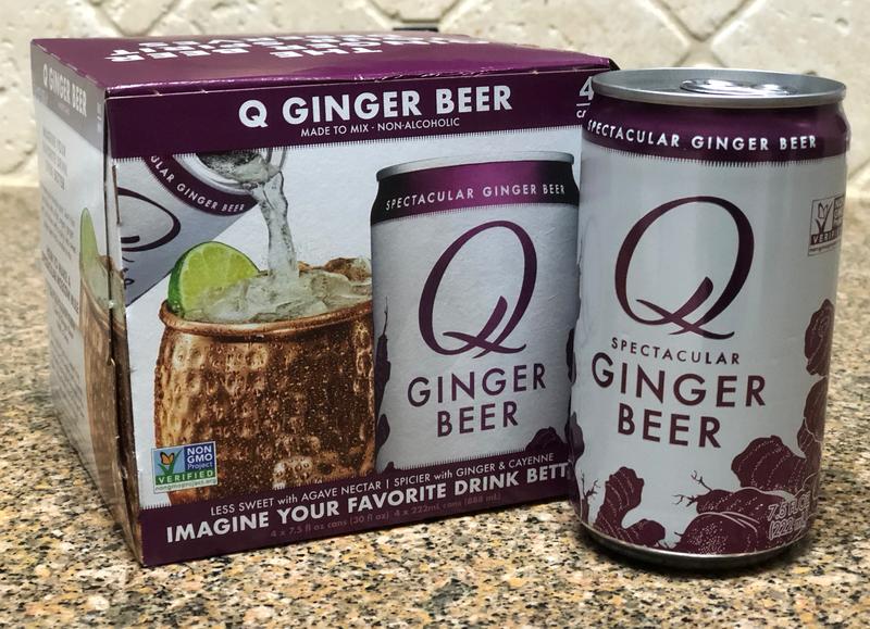Q Ginger Beer, Spectacular, Bold & Spicy - 4 pack, 7.5 fl oz cans