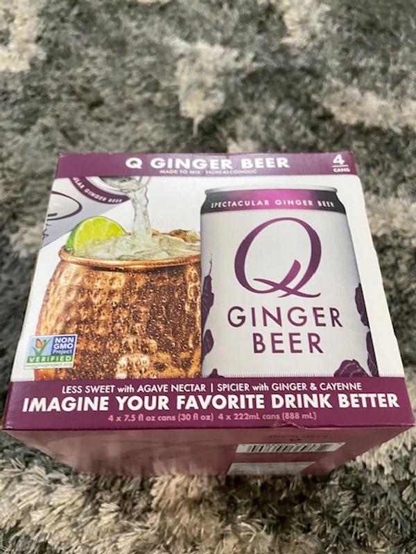 Q Mixers Hibiscus Ginger Beer - 4pk/7.5 Fl Oz Cans : Target