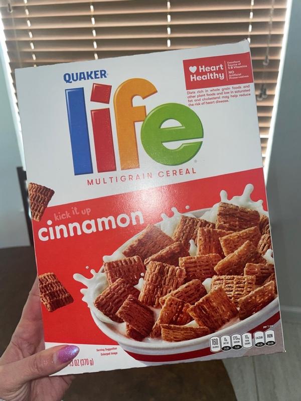 cinnamon life cereal box