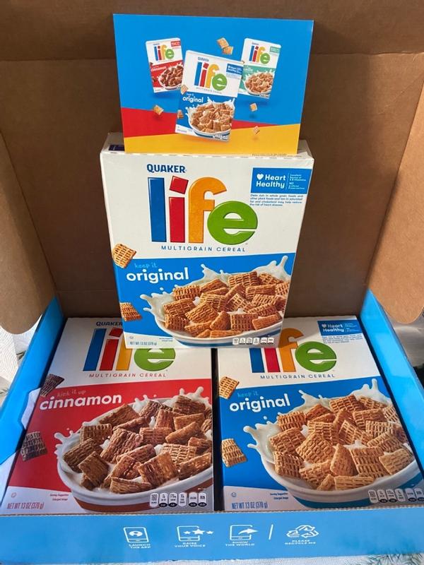 cinnamon life cereal box