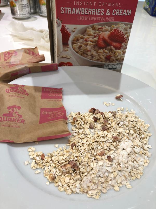 Quaker Oatmeal Nutrition Facts Strawberries And Cream Besto Blog