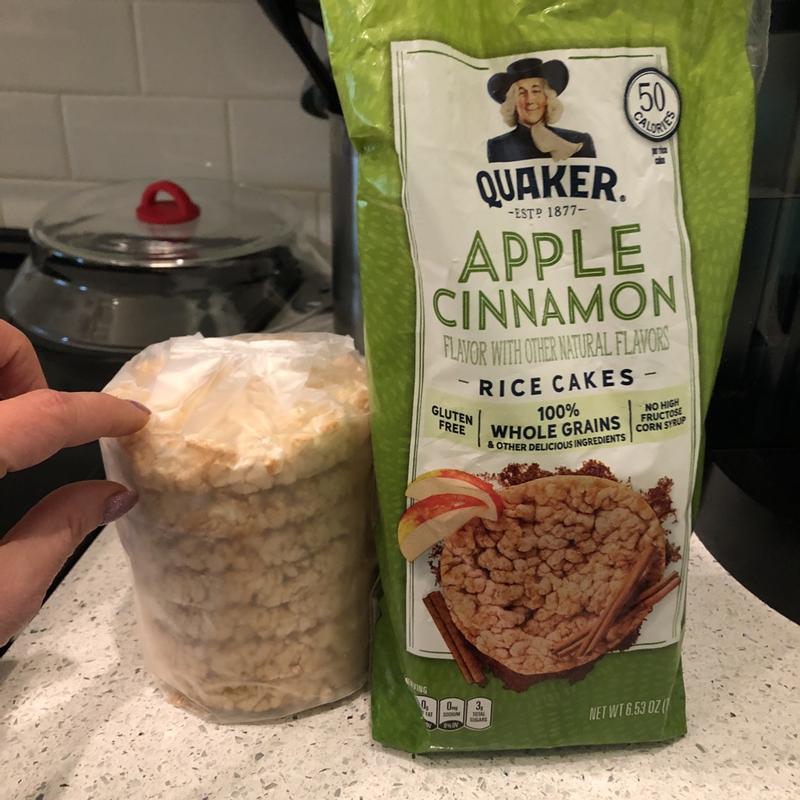 quaker rice cakes nutrition information