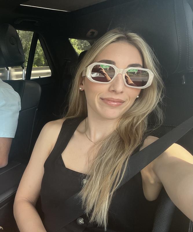 Hyped Up 38mm Gradient Square Sunglasses