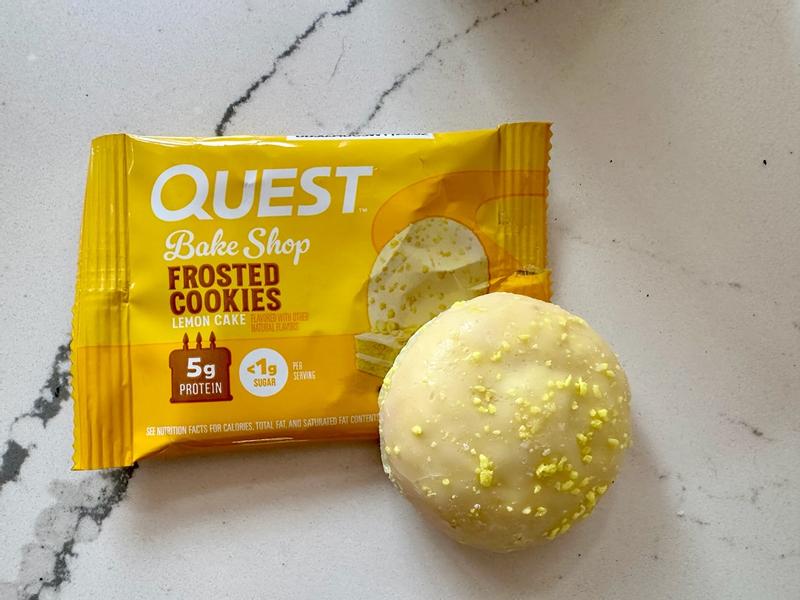 Lemon Cake Frosted Cookies | Soft Baked High Protein Pack – Quest