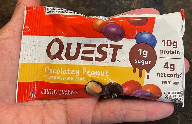 Chocolatey Coated Peanut Candies – Quest Nutrition