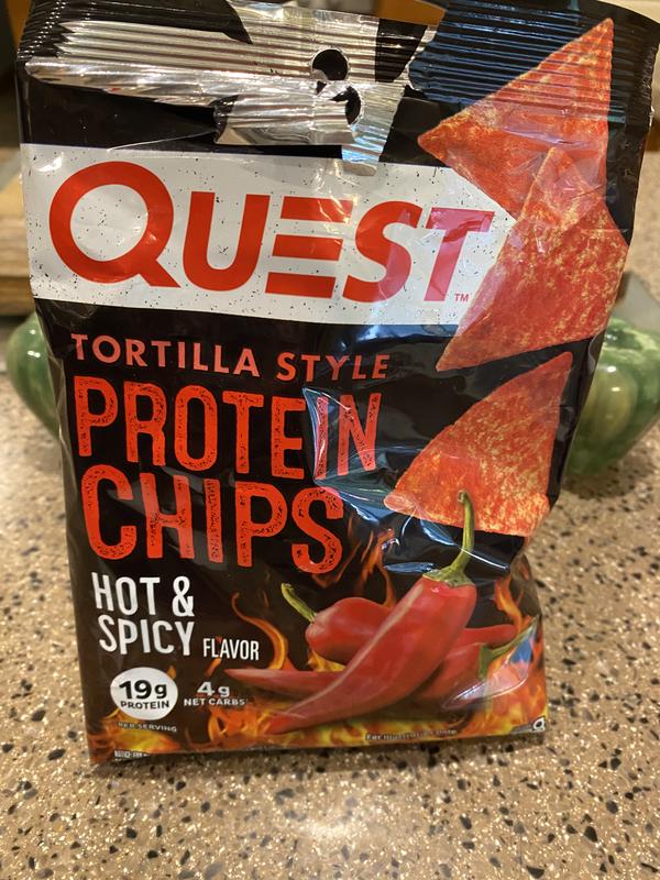 Quest Nutrition Hot & Spicy Chips Bag - 4.5oz/4ct : Target