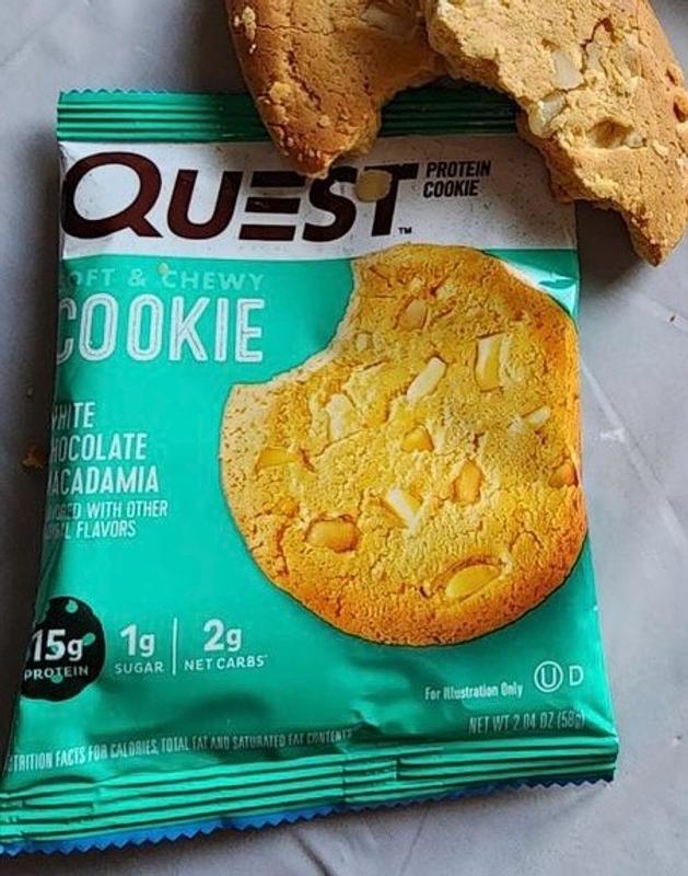 White Chocolate Macadamia Cookie | High Protein Soft Baked – Quest