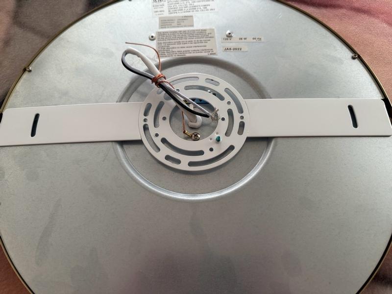 Origin 21 Edyn 15-in Brushed Gold Indoor LED Flush Mount Light with ...