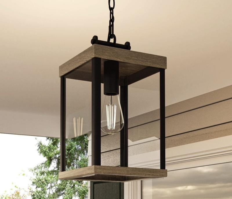 Black frame pendant light hotsell