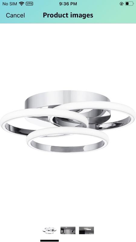 Quoizel Moonan 1-Light 16-in Polished Chrome LED Flush Mount Light