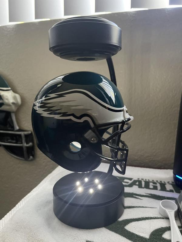 floating football helmet eagles NFL Mini Chrome Hover Offering an elevated way to show off your team spirit Philadelphia Eagles Chrome Base Mini