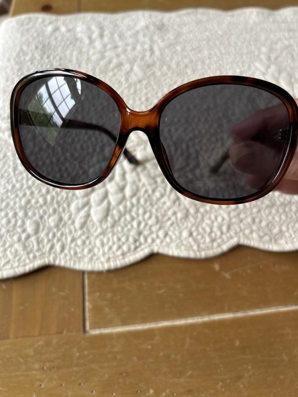 Privé Revaux Girl Boss Oversized Sunglasses – Tortoise Brown Prive Revaux Girl Boss Polarized Sunglasses - QVC.com main image 4