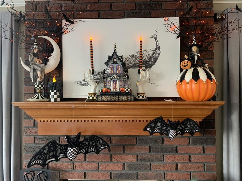 MacKenzie- Childs Set of 2 Haunted Hands Candle Holders MacKenzie- Childs Set of 2 Haunted Hands Candle Holders