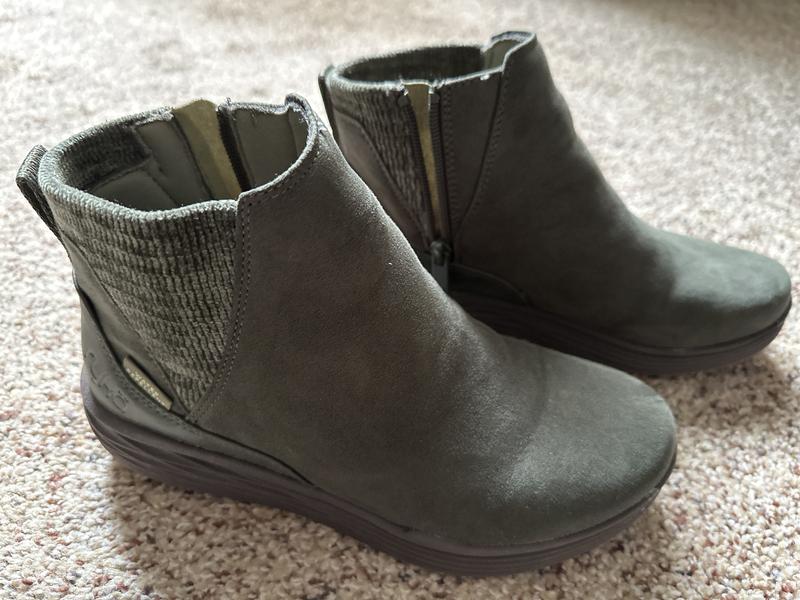 Ryka Women's Noelle Chelsea Ankle Booties - Water-Repellent, Slip-On, Lightweight, 3.5 Inch Height