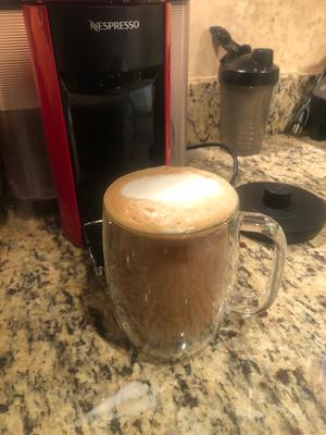 Hazelnut Gran Lungo Reverso Cappuccino. : r/nespresso