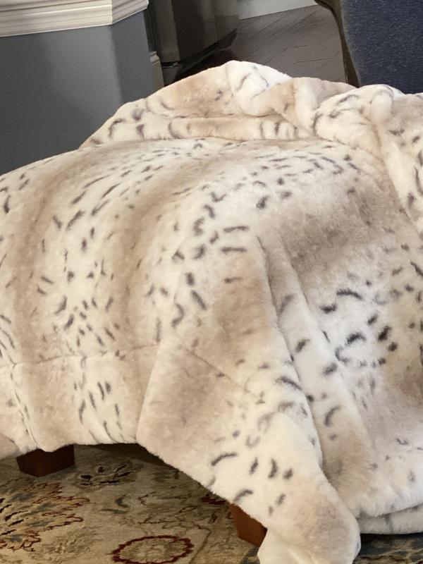 Dennis Basso 30th Anniversary Faux Fur Throw