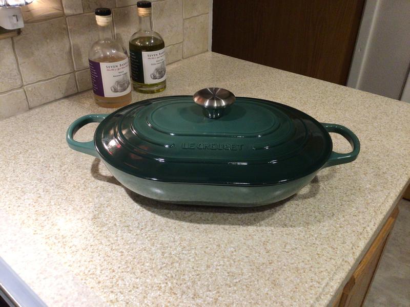 GIBSON HOME Campton 0.30 Qt. Oval Cast Iron Mini Casserole with