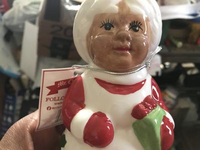 Mr. Christmas 6 Nostalgic Salt & Pepper Shaker Figures 