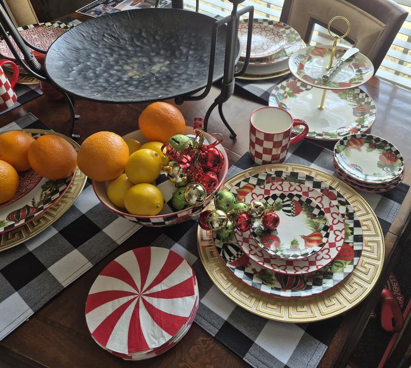 MacKenzie- Childs Deck The Halls Entertaining 9 Piece Set - QVC.com