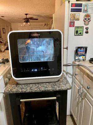 FARBERWARE COMPLETE PORTABLE COUNTERTOP DISHWASHER (REVIEW) 