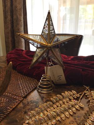 Metal Star Tree Topper by Lauren McBride 