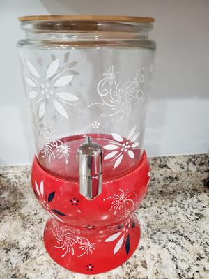 Temp-tations 1-Gallon Drink Dispenser with Ceramic Lid 