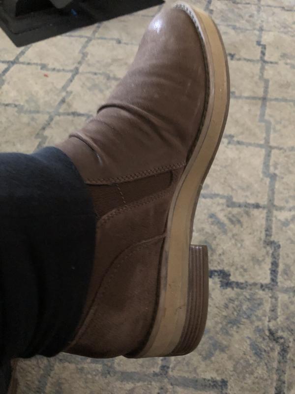 Clarks Collection Leather Side Zip Ankle Boots - Camzin Pace