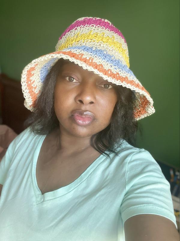 LOGO by Lori Goldstein NEW Beach to Street Multi Color Straw Hat maxresdefault.jpg main image 3