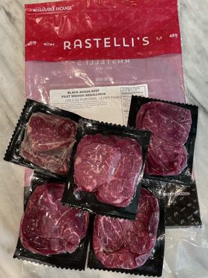 Rastelli's (10) 2-oz Black Angus Filet Medallions 