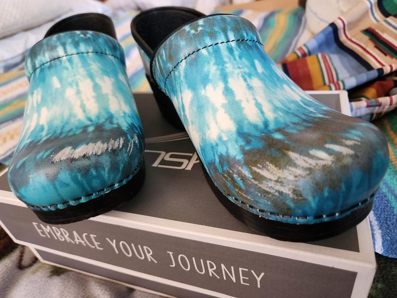 Dansko Professional Leather Clogs in Fashion Colors QVC