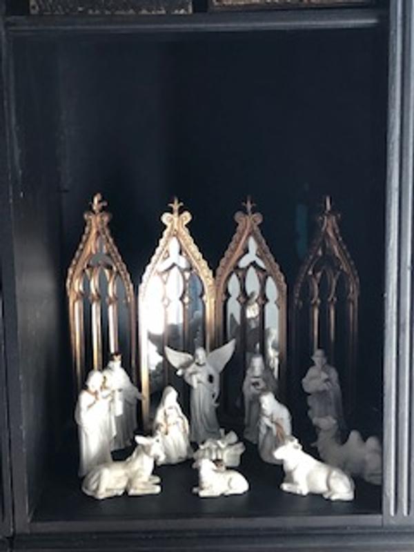 Antiqued Cathedral 4-Panel Mirror by Valerie - QVC.com