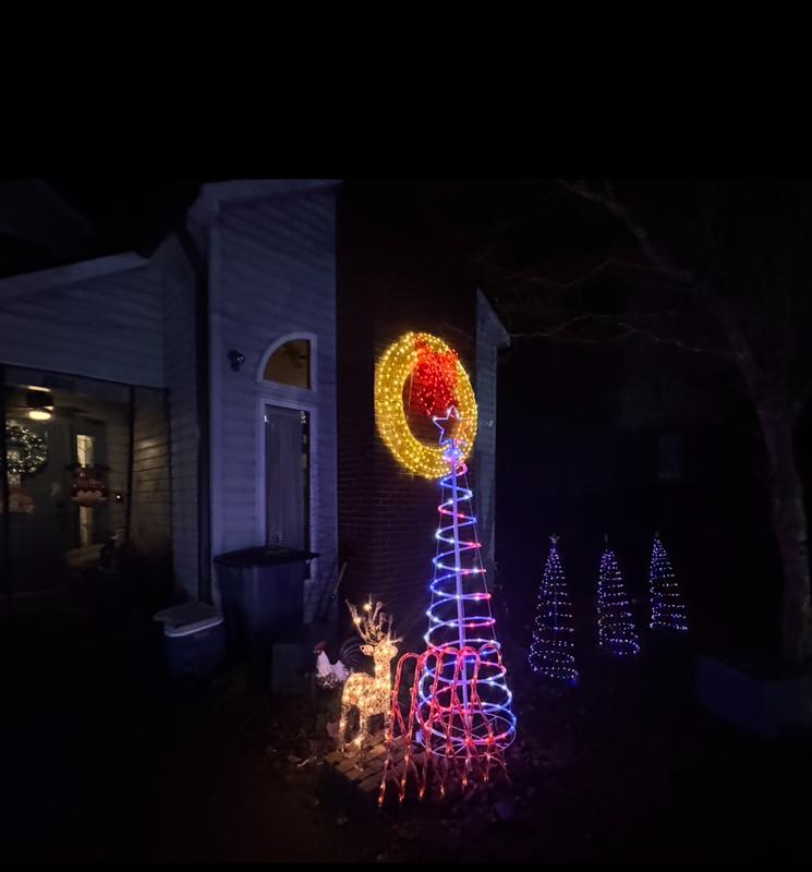 マリモ❗️リリパット341☆ CHRISTMAS LIGHTS AT THE Home Reflections Oversized 28