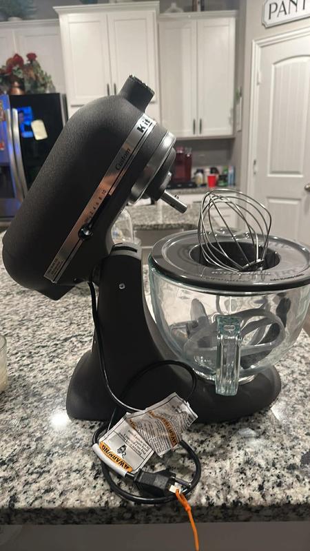 KitchenAid 5-qt Tilt Head Glass Bowl Stand Mixer w/ Flex Edge