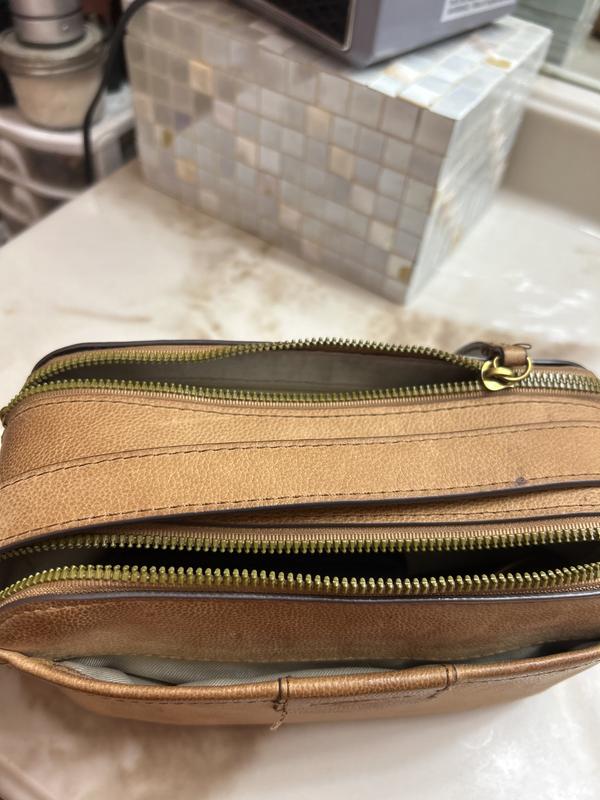 demmy様2点同梱専用 ほぼ未使用American Leather co 本革 American Leather Co. Hampton Large Zip-Around Crossbody - QVC.com