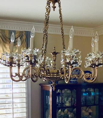 Set of 2 Faceted Chandelier Bobeches by Valerie 