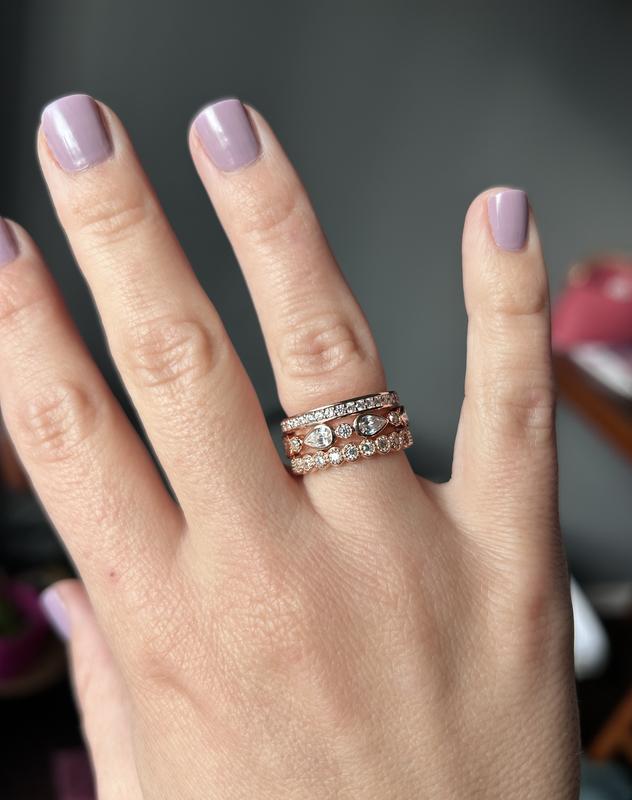Disc And Dimple Ring Set | Sophie Buhai