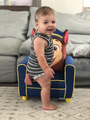 Nick Jr. PAW Patrol Chase Figural Upholstered Kids Chair 