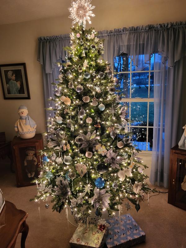 Simply Stunning 7.5' Sparkling Twilight Evergreen Tree by