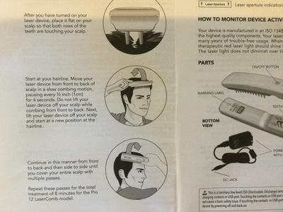 Hairmax Pro 12 Hair Growth LaserComb Device - QVC.com