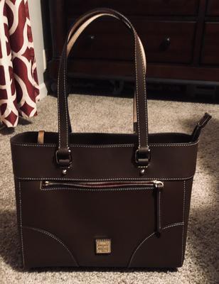 Dooney and bourke beacon best sale leather large tote mila