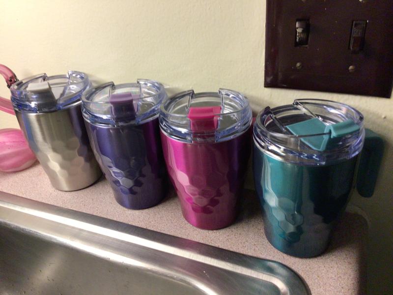 Primula Set of 4 Stainless Steel Insulated Tall Mugs 
