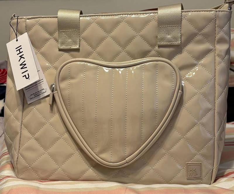 IHKWIP Be My Valentine Heart Tote w/ Crossbody Strap - QVC.com