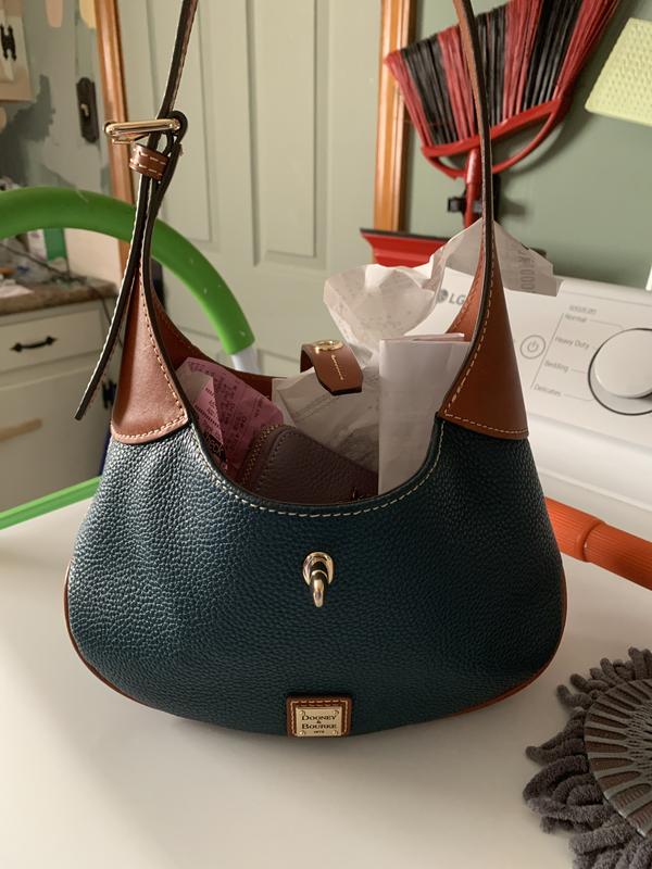 Sac Hobo Dooney & Bourke D'occasion - Imprimé Signature Cercle, Multicolore, En Cuir Et Tissu