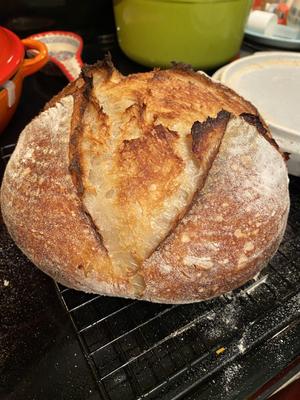 KitchenAid 5-qt Ceramic Bread Bowl with Lid & Dough Scraper 