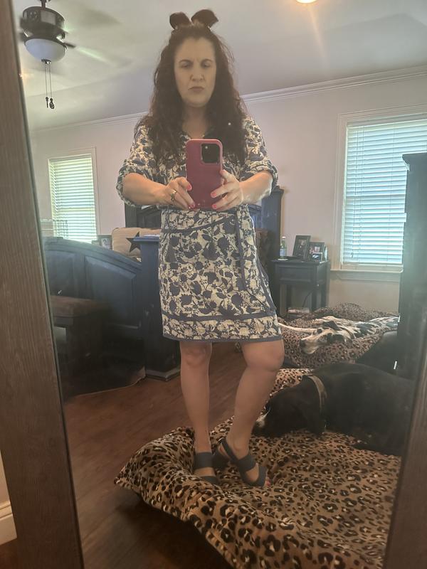 Studio Park x Amy Stran Tall Textured Cotton Dress with Belt